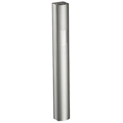 Aluminium Mezuzah 15cm- in Dotted Silver Design