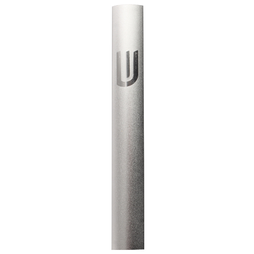 Aluminium Mezuzah 7cm- Dotted Design In Gray