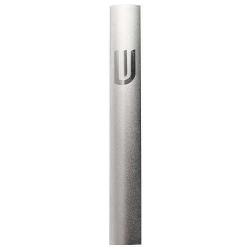 Aluminium Mezuzah 10cm- Dotted Design In Gray