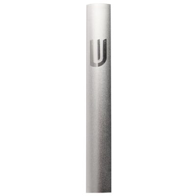 Aluminium Mezuzah 15cm- Dotted Design in Gray