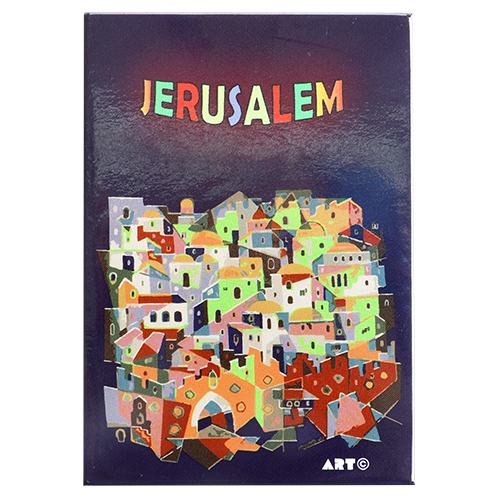 מגנט פח 58 ס"מ ירושלים אנגלית