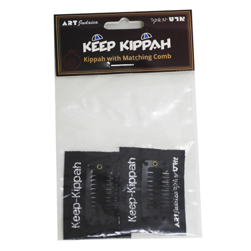 A Couple Of Kippah Clips With Sticker