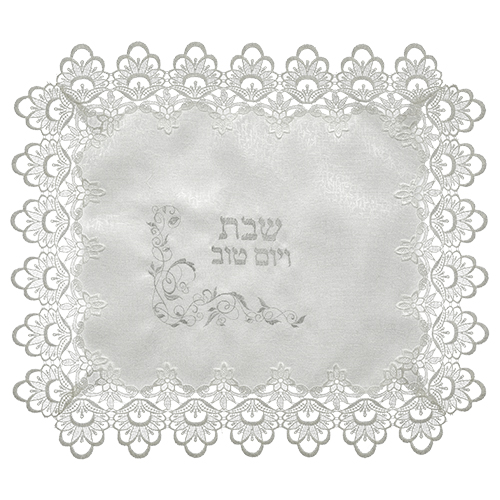 Brockett Challah Cover 42*52cm With Lace Decoration