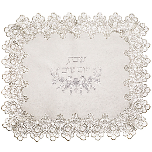 Brockett Challah Cover 42*52cm With Lace Decoration