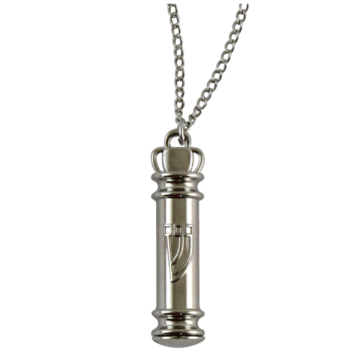 Necklace With A Pendant In The Shape Of A Mezuzah 5 Cm