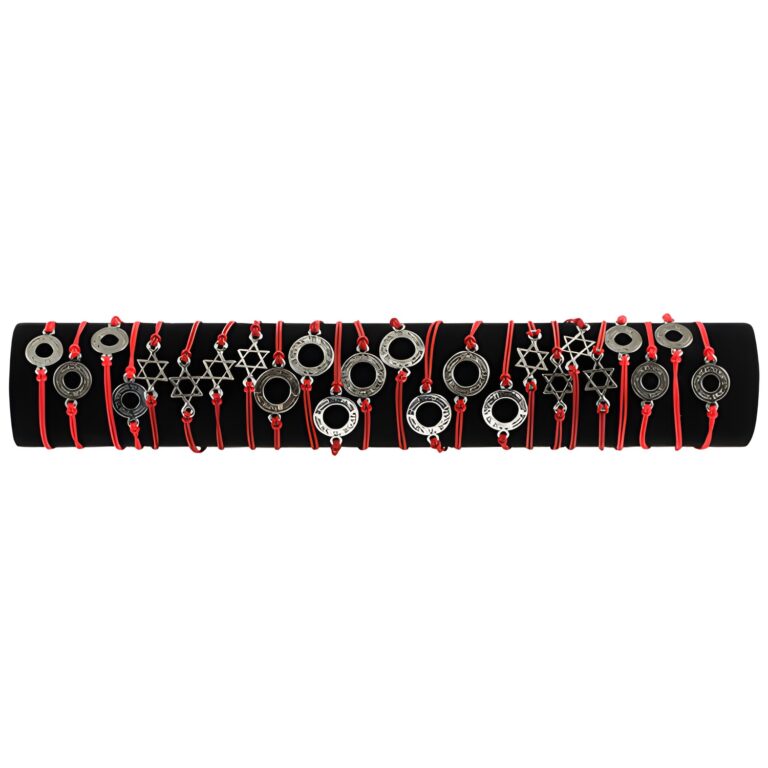 Set Of Red Bracelets Assorted Designs (x24)
