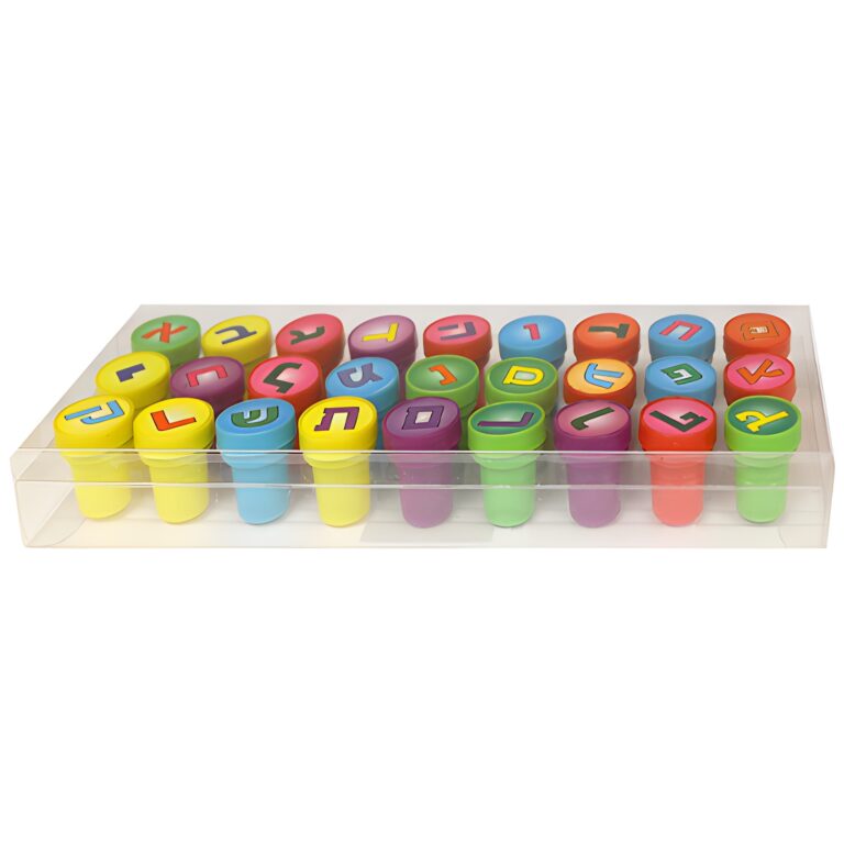 Plastic 27 Pcs. Aleph- Bet Stamps 3 Cm