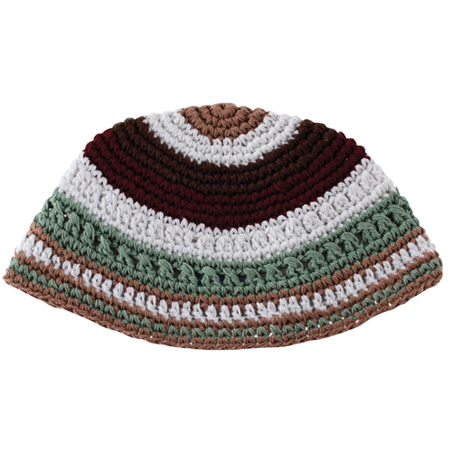 Frik Kippah 22cm- Red And White