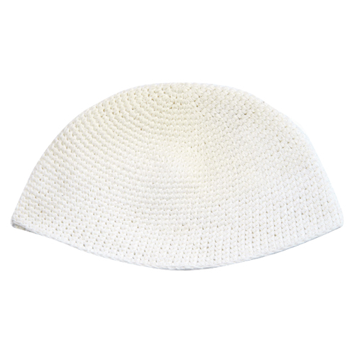 Frik Kippah 21 Cm- Sheer White