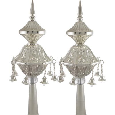 Pair of Rimonim for Torah 32 cm- Silver