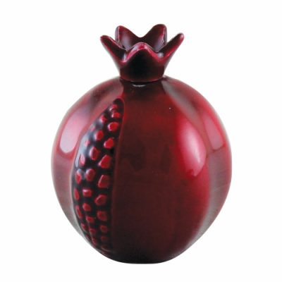Aluminium Pomegranate Dark Red 10x8 cm - Maroon