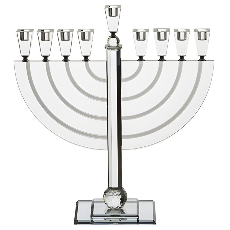 Crystal Colorful Menorah 50 cm