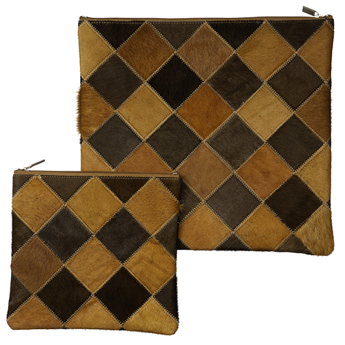 Leather Talit Tefilin Set 36*33cm- Brown