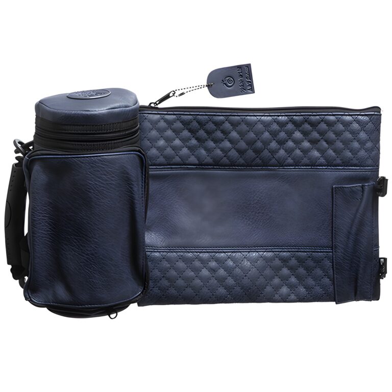 Leatherette Thermal Tefillin & Tallit Protective Case "Tik-taf" 22 Cm-navy - Dark Blue