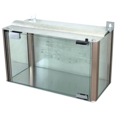 Aluminum and Glass Menorah Box - 87 cm - Cooper Profiles