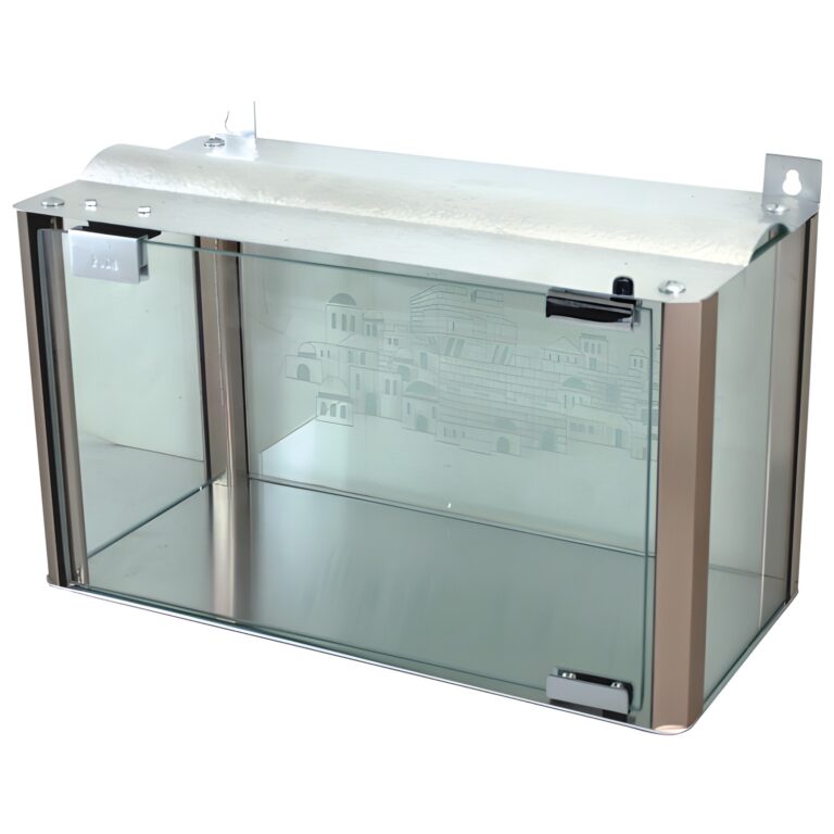 Aluminum and Glass Menorah Box - 87 cm - Cooper Profiles