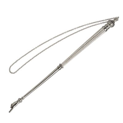 B Metal Torah Pointer 23 cm - Silver