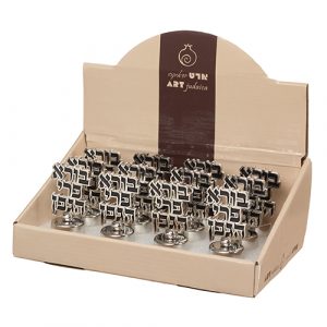 סטנד פקק לבקבוק יין 12 יח "בורא פרי הגפן"