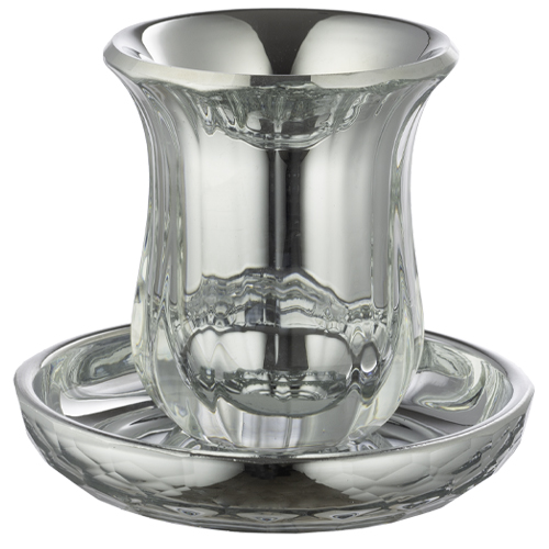 Crystal Kiddush Cup without Leg 9 cm contain 100ml / 3.4oz