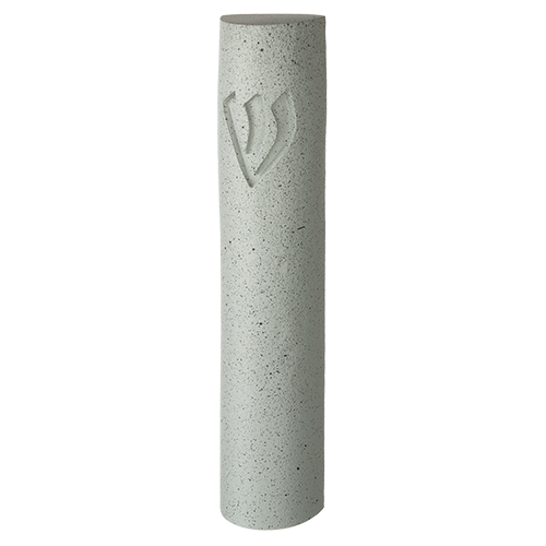 Polyresin Stone- Like Mezuzah 12 cm