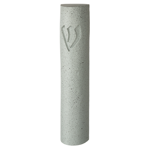 Polyresin Stone- Like Mezuzah 15 cm
