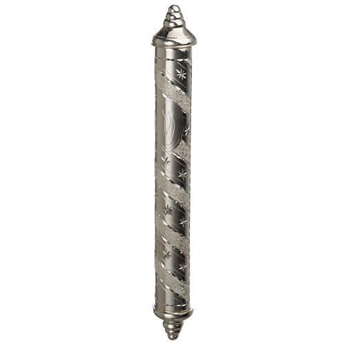 UK23693 – Elegant Mezuzah with silver coating – 20 cm