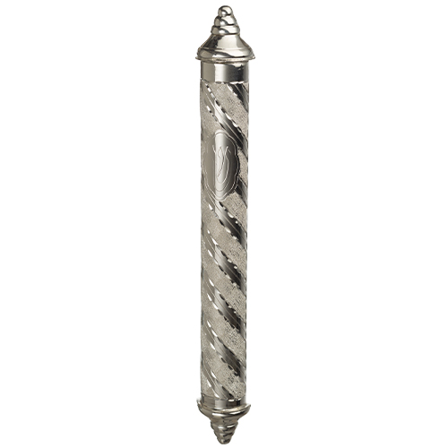 UK23695 – Elegant Mezuzah with silver coating – 15 cm