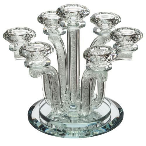 Crystal Candlesticks 23 cm with 7 Branches- "Stones"