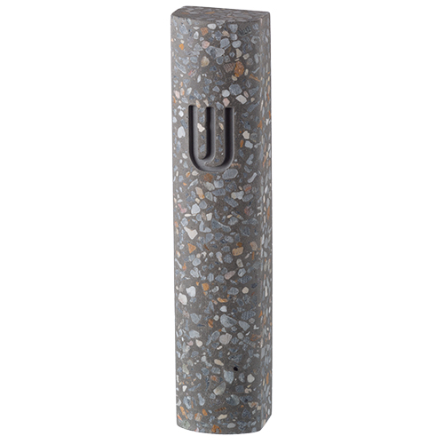 Polyresin "Cement" Mezuzah 15 cm