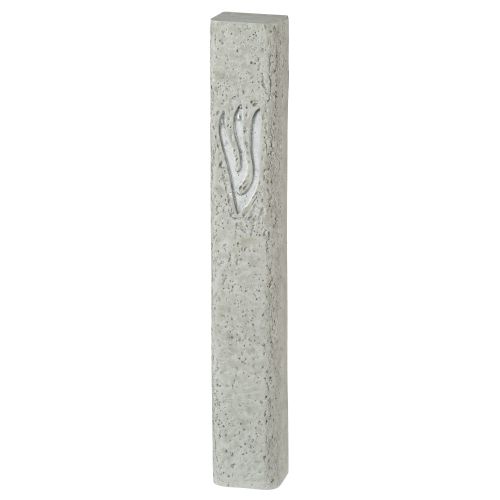 Polyresin Stone- Like Mezuzah 15 cm