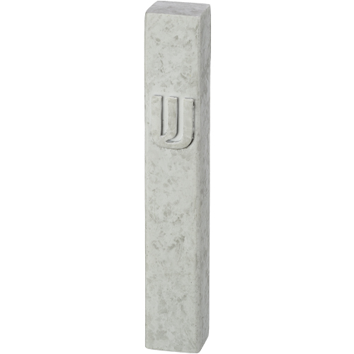 Polyresin Stone- Like Mezuzah 12 cm