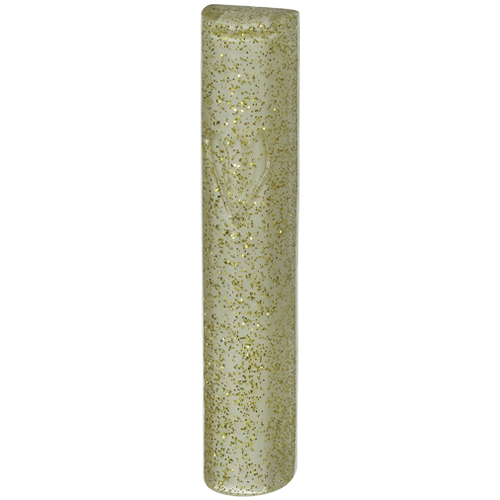 Polyresin Mezuzah 12 cm- Gold Glitter
