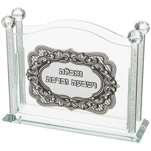 Crystal Benchers Stand 30*23 cm with Metal Plaque