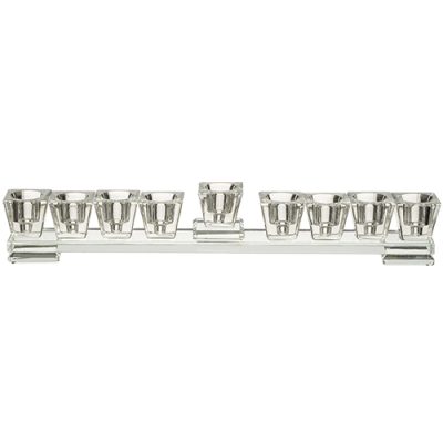Elegant Crystal Menorah on a Base 27*7 cm