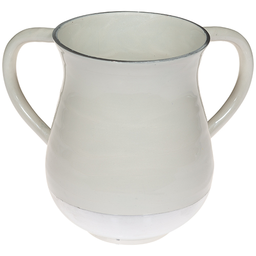 Aluminium Washing Cup 13 cm - White