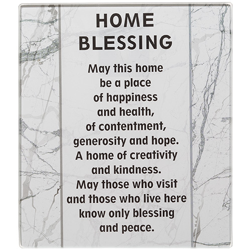 Reinforced Glass Blessing for Wall Hanging 16*19cm
