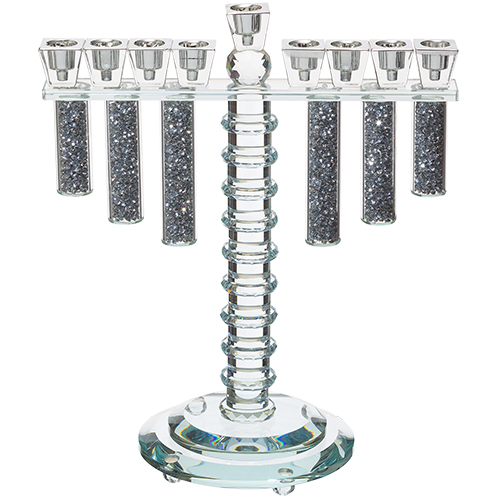 Crystal Elegant Hanukkiah 31x28 cm