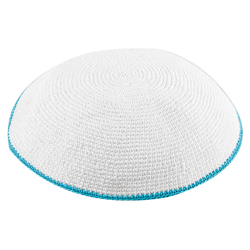 Knitted DMC Kippah 14 cm