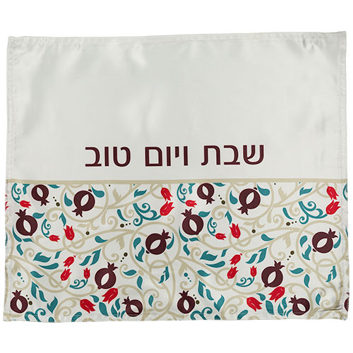 Fabric Challah Cover 52*42 cm with Colorful Print