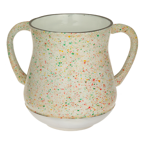 Aluminium Washing Cup 13 cm with Glitter