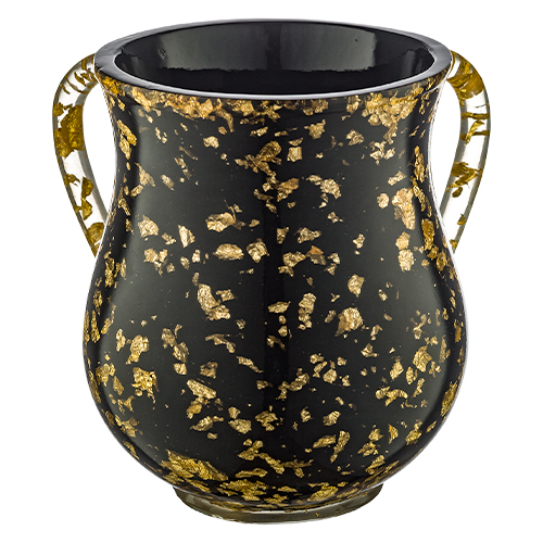 Polyresin Wasing Cup 14 cm- Sparkle Gold