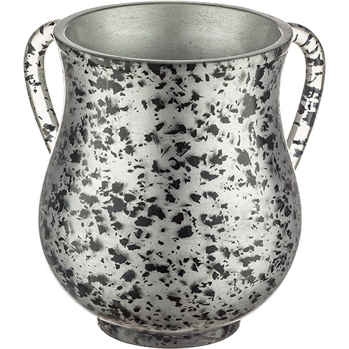 Polyresin Wasing Cup 14 cm- Sparkle Black