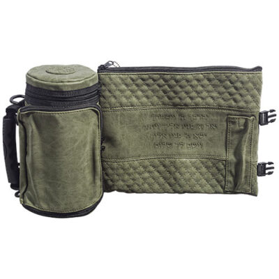 Leatherette Thermal Tefillin & Tallit Protective Case "Tik-taf" 22 cm- Green