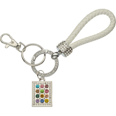 Nickel Choshen Stones Keyholder with Stone Inlay