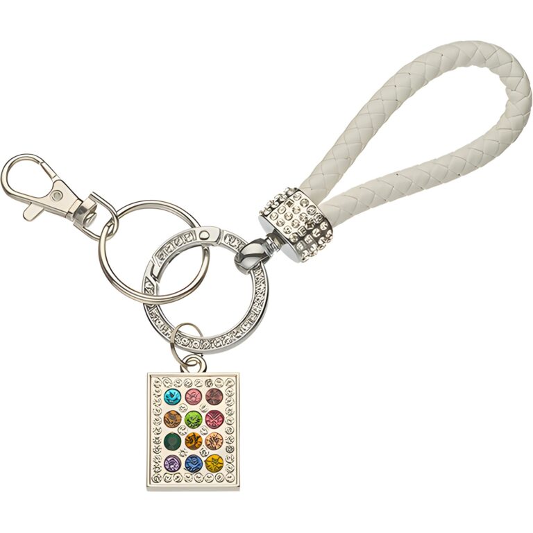 Nickel Choshen Stones Keyholder with Stone Inlay