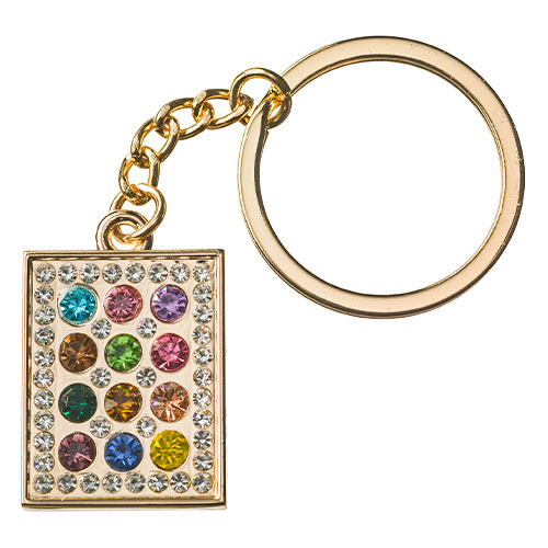 Metel Choshen Stones Key Holder with Stone Inlay