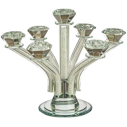 Crystal Candlesticks 7 Branches 27 cm - Stones