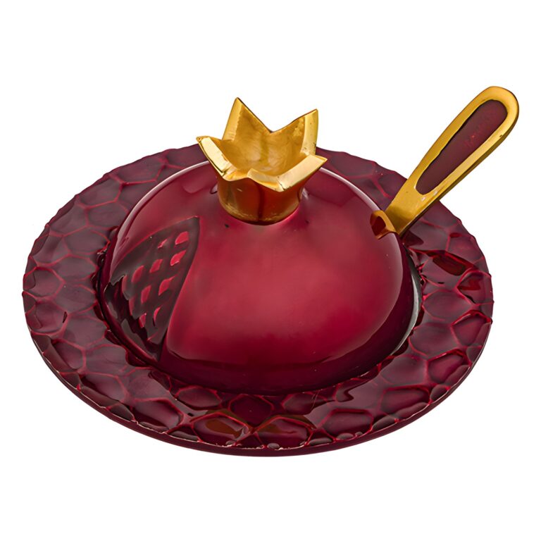 Aluminum Honey Dish "Pomegranate"