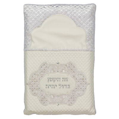 Leatherette Brit Pillow 74*50 cm with Bold Embroidery