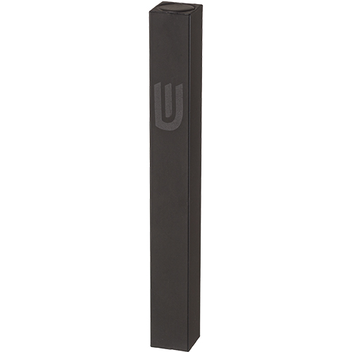 Aluminum Mezuzah 12 cm - Matte Black